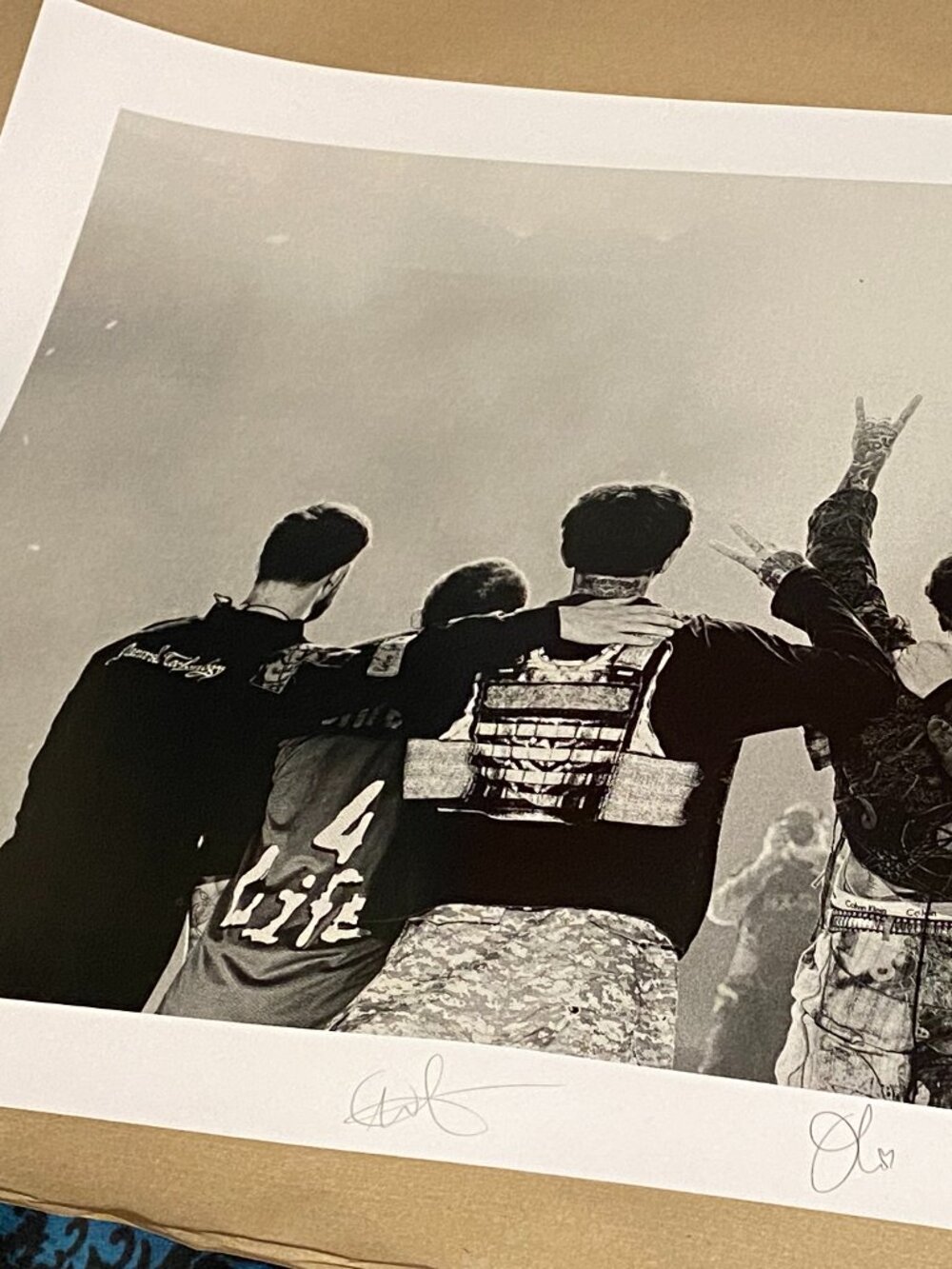 Bring Me The Horizon Authentic Autographed Photographic Print 89/100 SUPER RARE